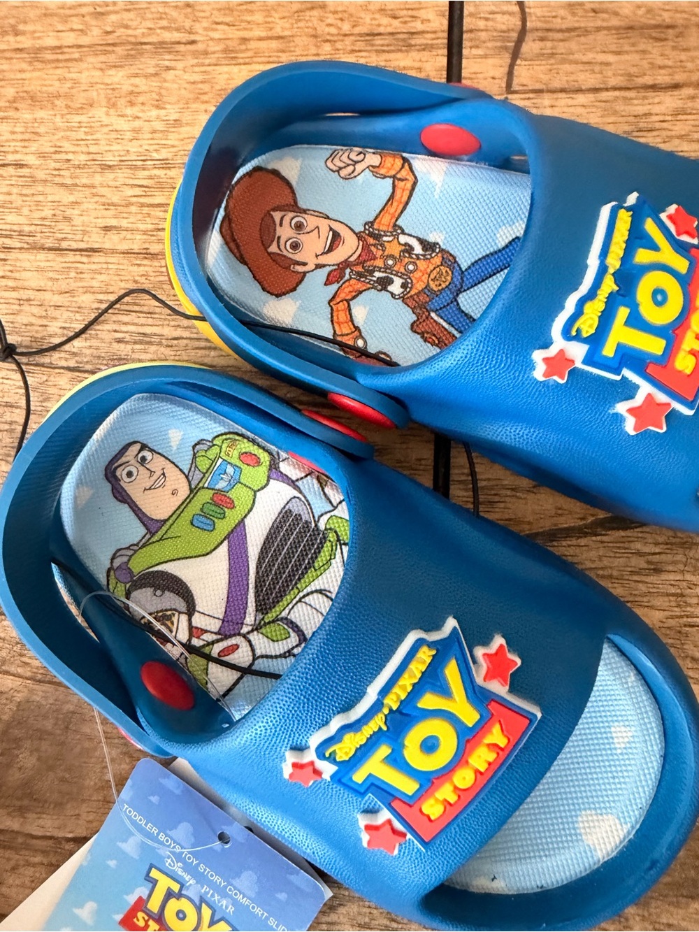 Disney Pixar Toy Story Blue Kids Clogs size 5:6 new